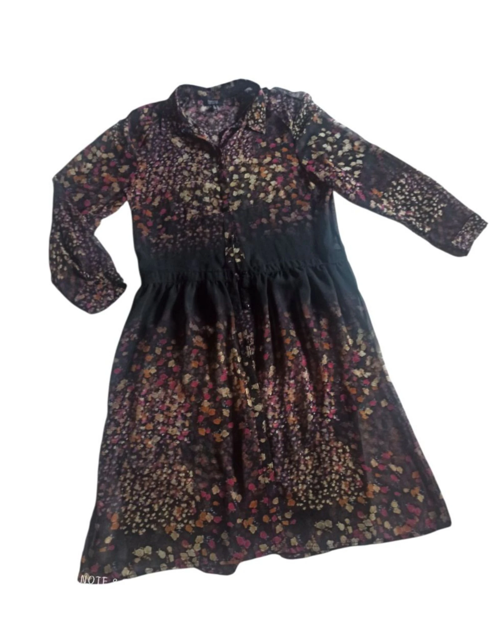 Vestido camisero kimono floral – photo 10